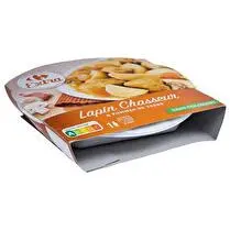 Carrefour, Plat cuisiné Lapin chasseur & pommes de terre - 280 g