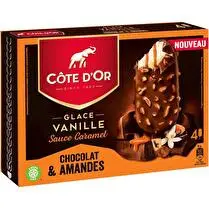 Côte d'or, Bâtonnet vanille sauce caramel