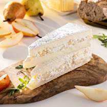 Fabriqué dans nos ateliers, Brie aux poires