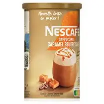 Nescafé, Café soluble Cappuccino caramel beurre salé