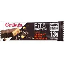Gerlinéa, Barre céréales cacahuète chocolat noir