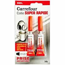 Carrefour, Colle instantanée gel