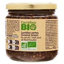 Carrefour, Lentilles vertes bio