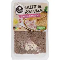 Carrefour, Galette de blé noir Jambon Emmental