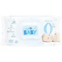 Carrefour, Lingettes bébé  Nettoyantes Corps et Mains et Visage - x 64