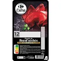 Carrefour, Viande de boeuf séchée 12 tranches