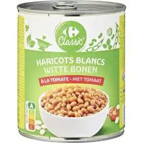 Carrefour, Haricots blancs à la tomate 4/4 - 800 g