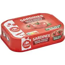Carrefour, Sardines sauce tomate