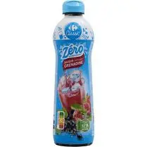 Carrefour, Sirop grenadine Zéro sucres