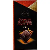 Carrefour, Tablette de chocolat noir écorces d'orange confites