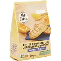 Carrefour, Petits pains grillés  Nature