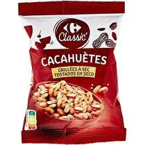 Carrefour, Cacahuètes aromatisées grillées à sec