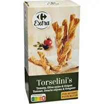Carrefour, Torselini's. Flûtes tomate olive noire origan
