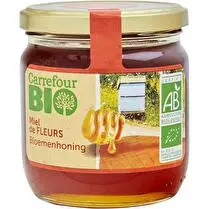 Carrefour, Miel de fleurs Bio