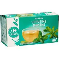 Carrefour, Infusion Verveine Menthe  25 sachets