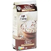 Carrefour, Sélection 3 riz. Long grain, rouge complet et sauvage