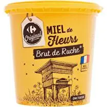 Carrefour, Miel de fleurs brut de ruche