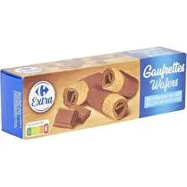 Carrefour, Gaufrettes chocolat au lait