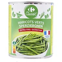 Carrefour, Haricots verts extra-fins
