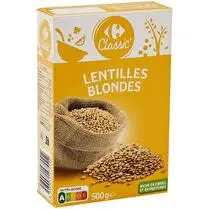 Carrefour, Lentilles blondes