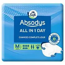 Carrefour, Changes Adultes A Absodys All In Day Jour Taille M