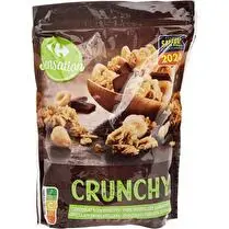 Carrefour, Céréales Crunchy Chocolat Noir Noisette