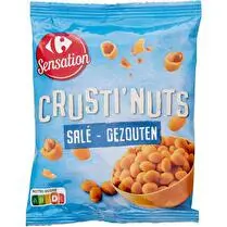 Carrefour, Cacahuètes enrobées salées crustinuts