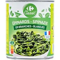 Carrefour, Epinards en branches