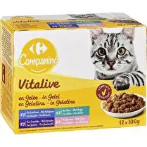 Carrefour, Poisson en gelée pour chat