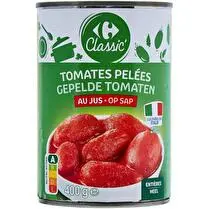 Carrefour, Tomates pelées au jus