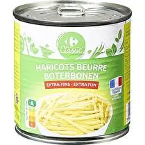 Carrefour, Haricots beurre extra-fins