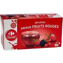 Carrefour, Infusion Fruits Rouges  25 sachets