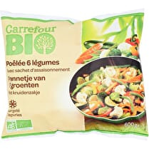 Carrefour, Poêlée 6 légumes