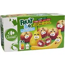 Carrefour, Compotes assortiment sans sucres ajoutés