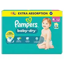 Pampers, Couches Baby dry géant taille 4