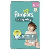 Pampers, Couches Baby dry taille 4