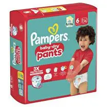 Pampers, Culottes Baby dry pants taille 6