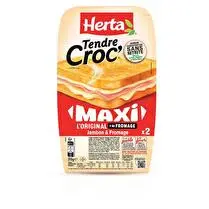 Herta, Croque monsieur maxi Jambon fromage - x 2 soit 310 g