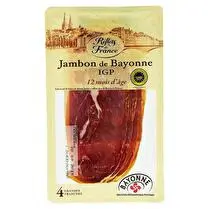 Reflets de France, Jambon de Bayonne IGP - 4 tranches