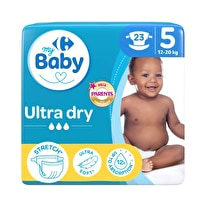 Carrefour, Couches bébé taille 5 12-20 kg ultra dry