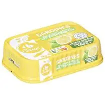 Carrefour, Sardines citron basilic