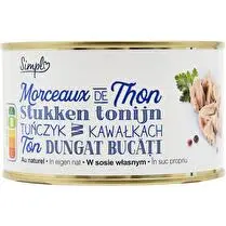 Simpl, Thon Morceaux Nature