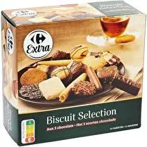 Carrefour, Assortiment de biscuits 14 variétés 3 chocolats