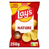 Lay's, Chips nature - 250 g + 10% offert