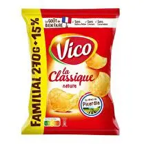Vico, Chips la classique Nature - Format familial 270 g +15% offert