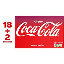 Coca-cola, Soda Cherry -  18 + 2 offertes