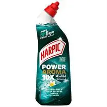 Harpic, Gel WC Brise Océane & Fleurs Blanches