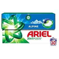 Ariel, Lessive capsules alpine 3en1