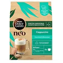 Nescafé Dolce Gusto, Capsules de café Cappuccino - x 6