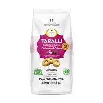 Terre Di Puglia, Taralli Oignons et olives - 250 g